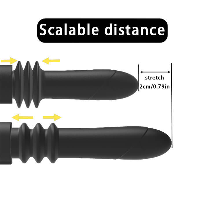 4 Modes 2-in-1 Thrusting Dildo & Anal Dildo Vibrator