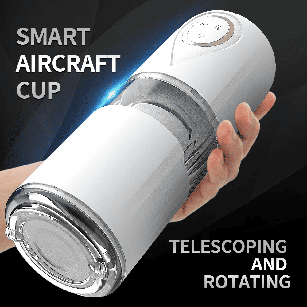 PulseSonic 10 Thrusting Rotation Hands-Free Electric Stroker Telescoping Stroker Cup