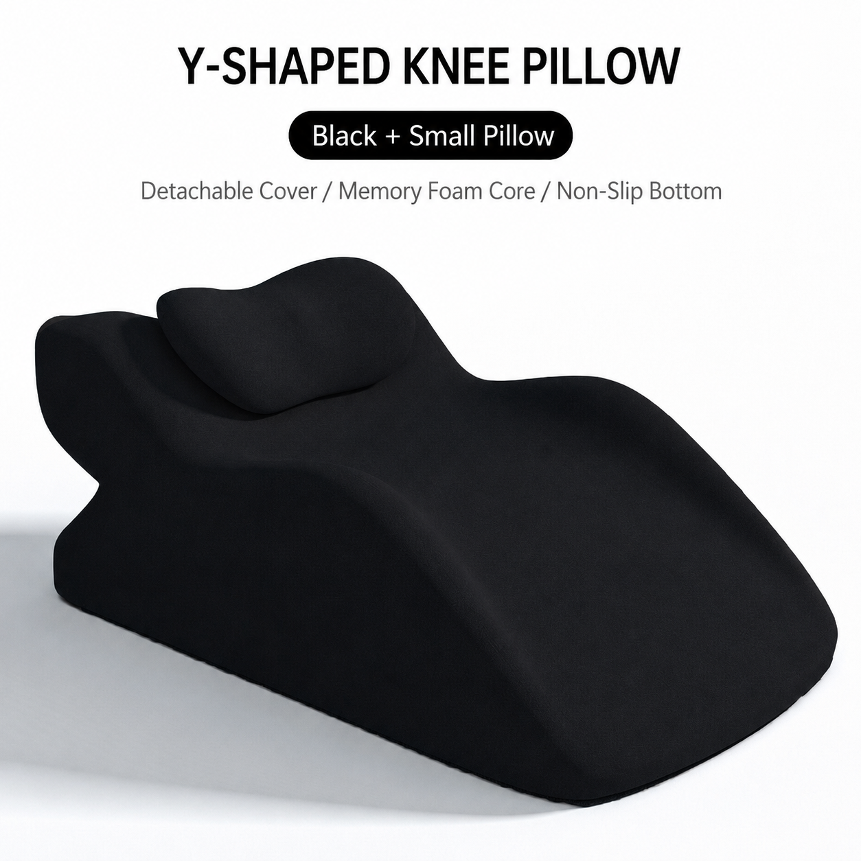 Multifunctional couple's pillow with hip lift for couples.