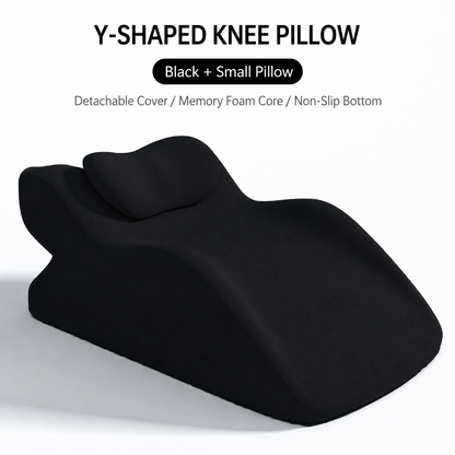 Multifunctional couple's pillow with hip lift for couples.