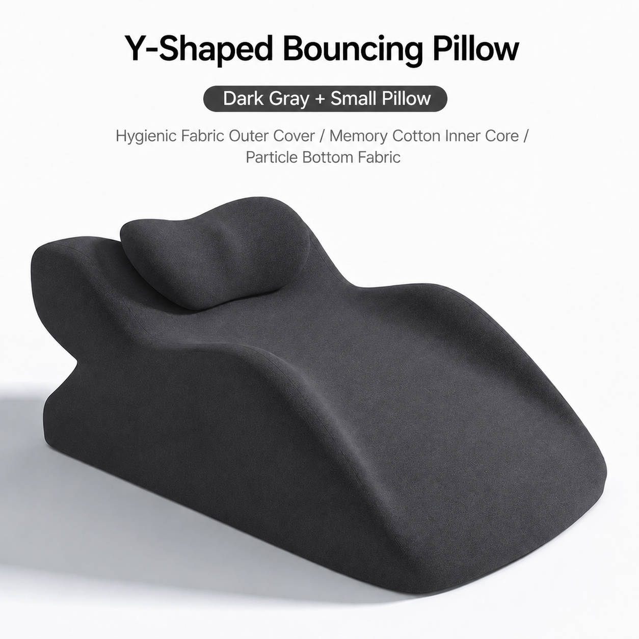 Multifunctional couple's pillow with hip lift for couples.