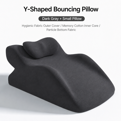 Multifunctional couple's pillow with hip lift for couples.