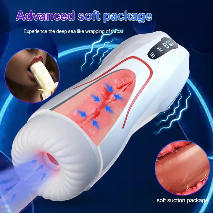 Tifforun Spaceship 9 Vibration Sucking Heating Voice Function  Male Stroker