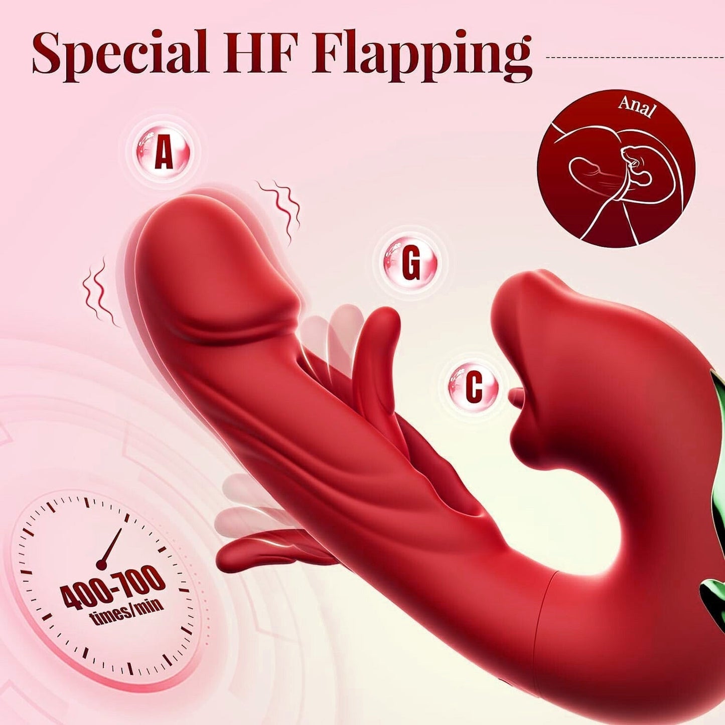 ❄️ Flash Sale 70% OFF 💋 2026 Upgraded Alcuras™ 4-in-1 Flapping & Licking Vibrator